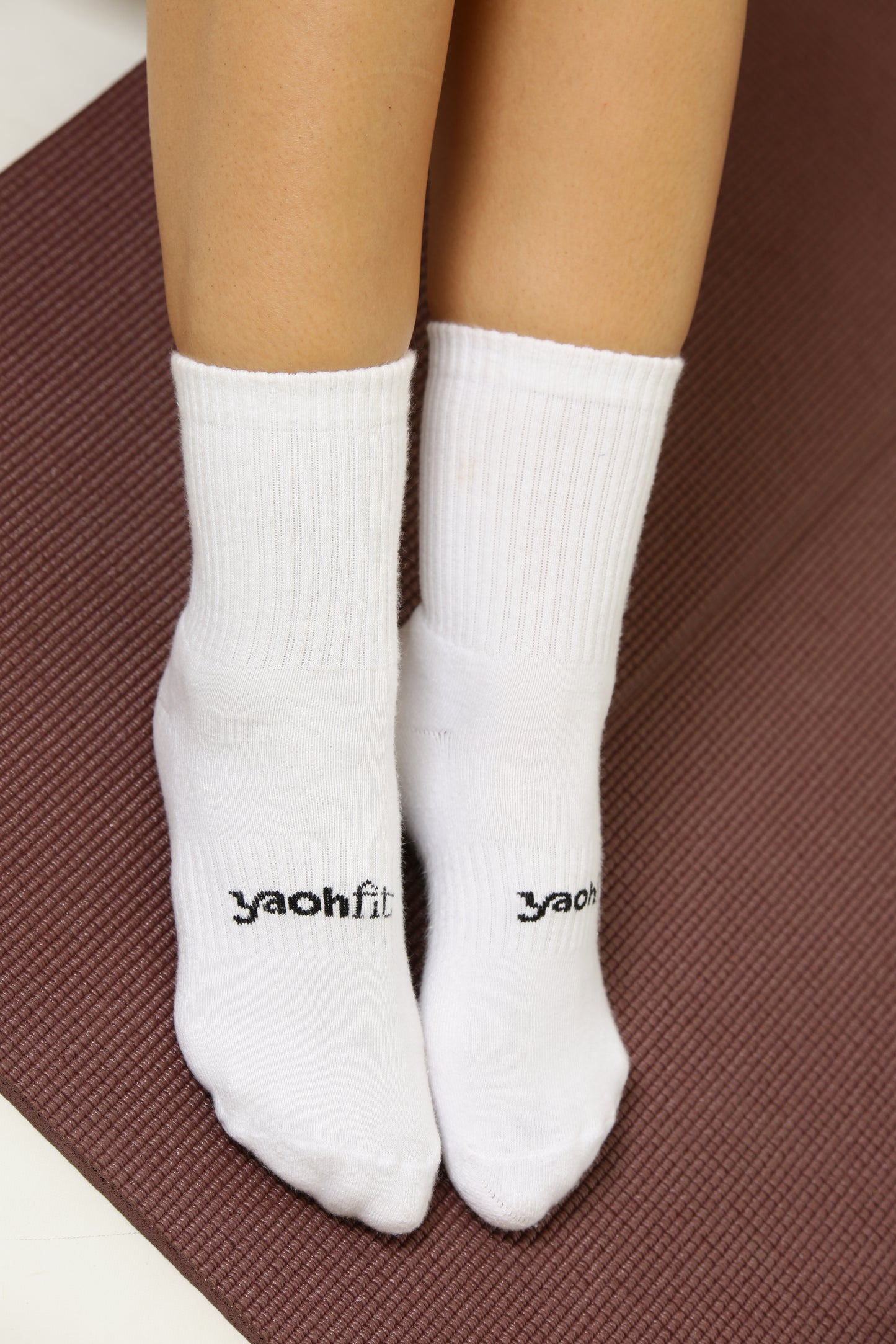 Medias deportivas blancas pack x 3