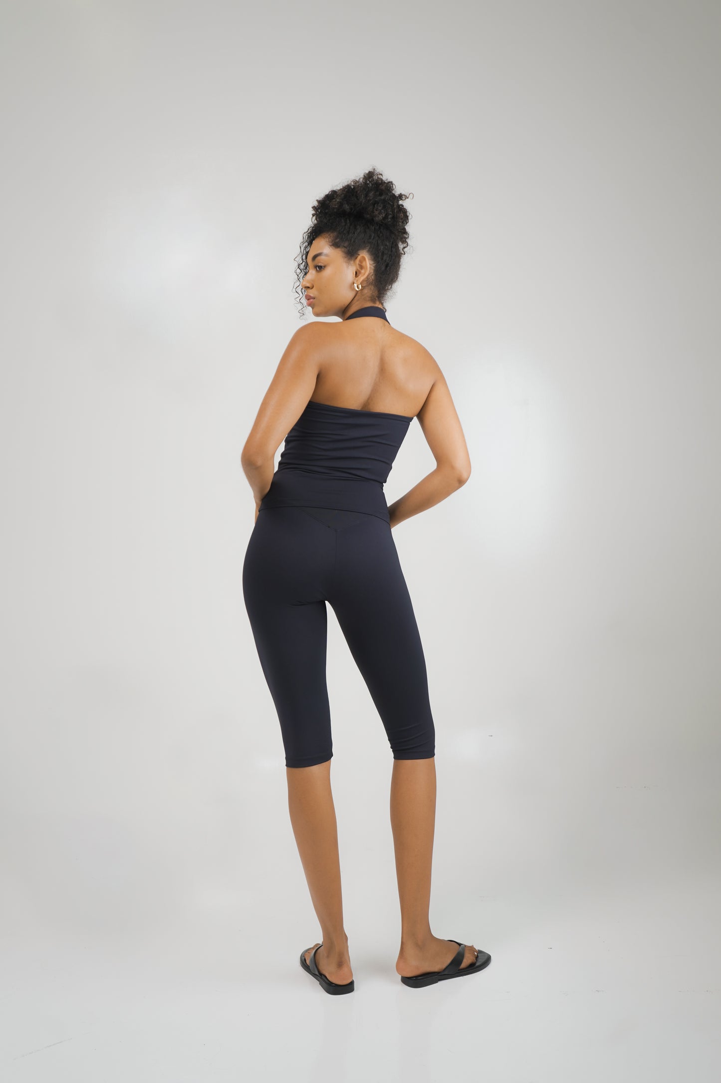 Leggings capri  | Negro